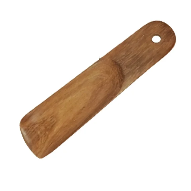 Amazon Shoehorn с ручкой для мужчин женщин детей пожилых портативный короткий деревянный черный лазерный мешок обувь Лотос пистолет шелк дерево логотип