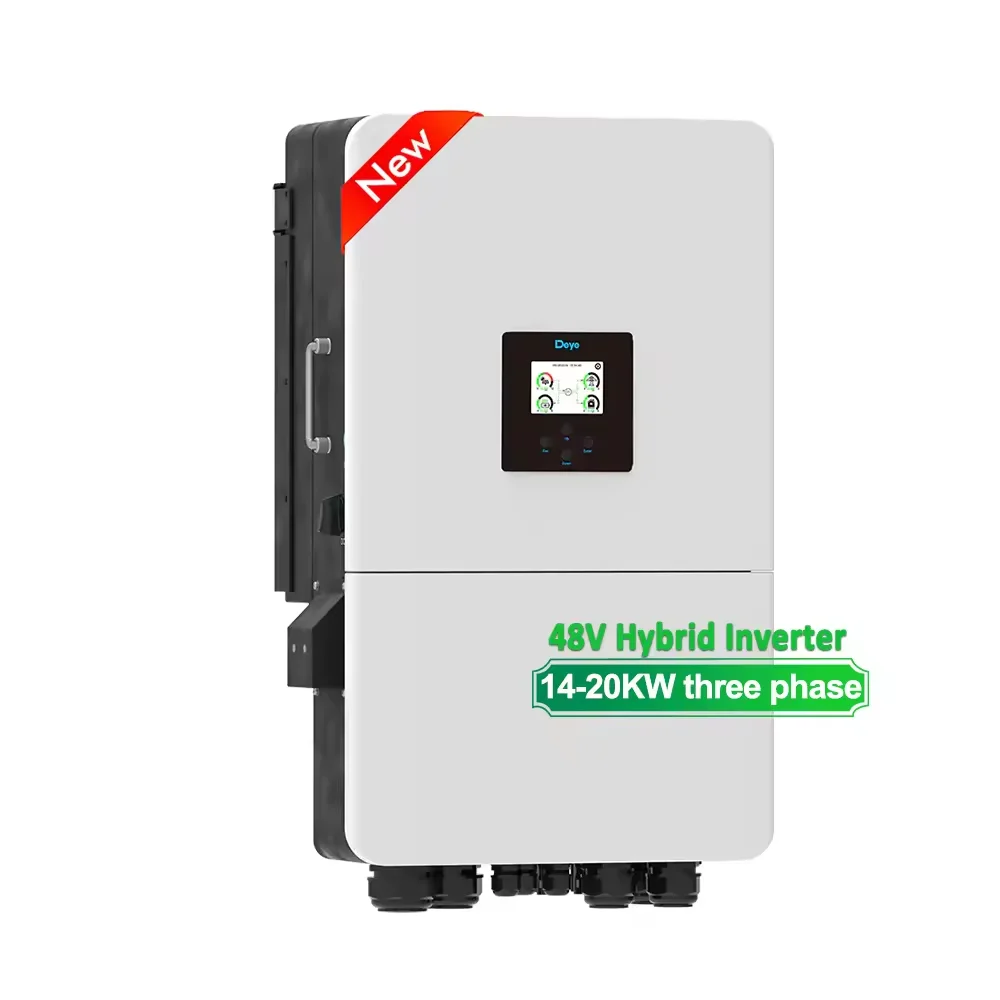 Deye Three Phase Hybrid Inverter 14kw 15kw 16kw 18kw 20kw Solar ...
