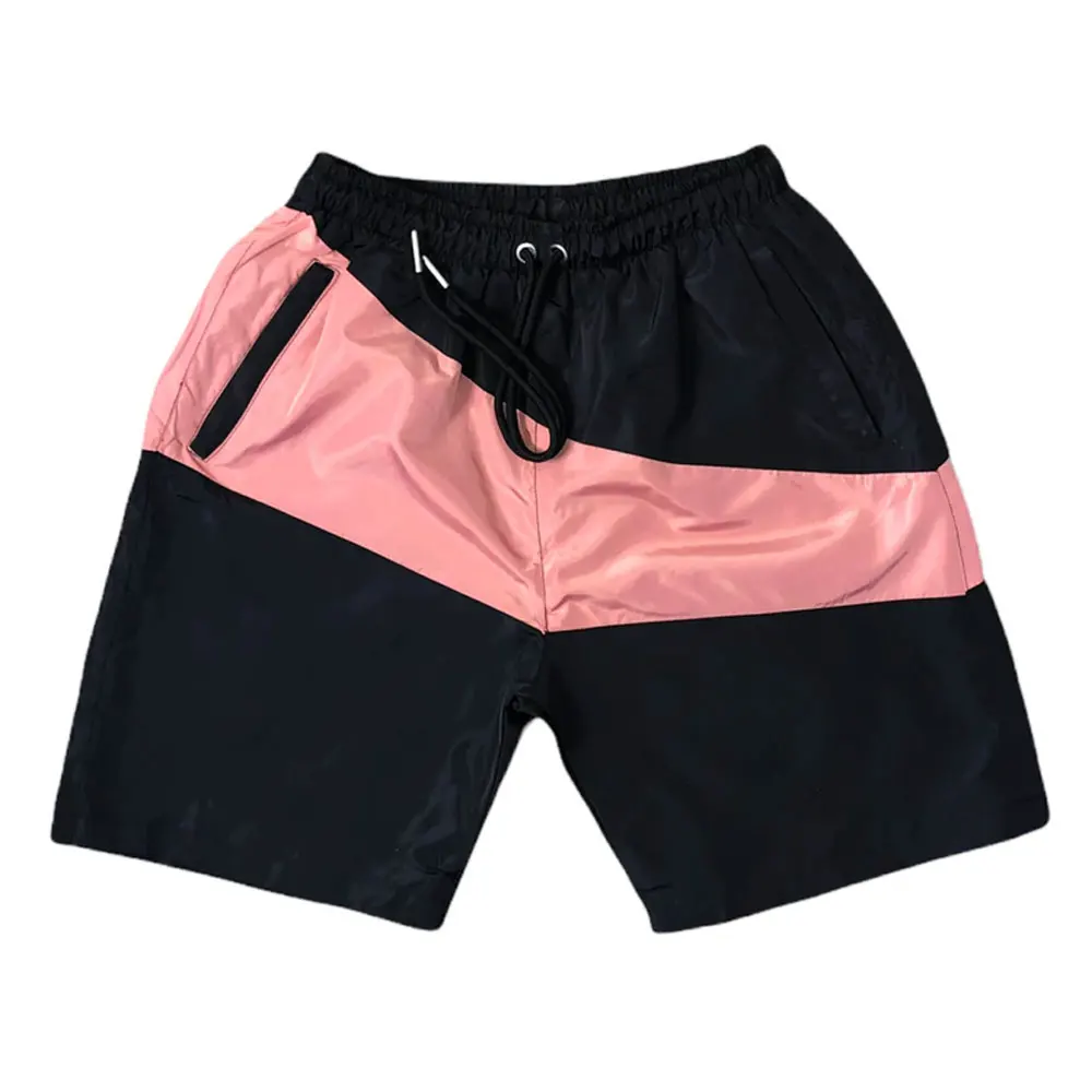 Custom Two Piece Windbreaker Short Jacket Patchwork Zip Up Nylon