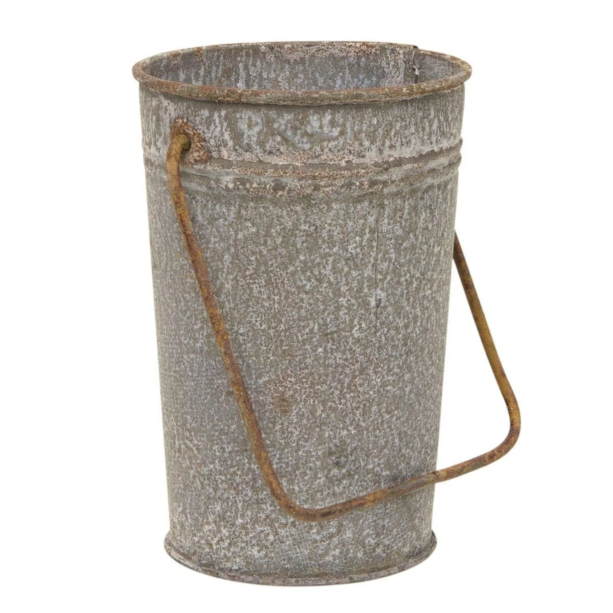 Modern Black Galvanized Beverage Tub Home Decor Round Shaped Beverage