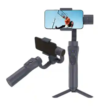 Factory Supply Handheld 3 Axis Cellphone Gimbal Stabilizer S5B With Wide Angle Lens for VLOG Live Selfie detail image