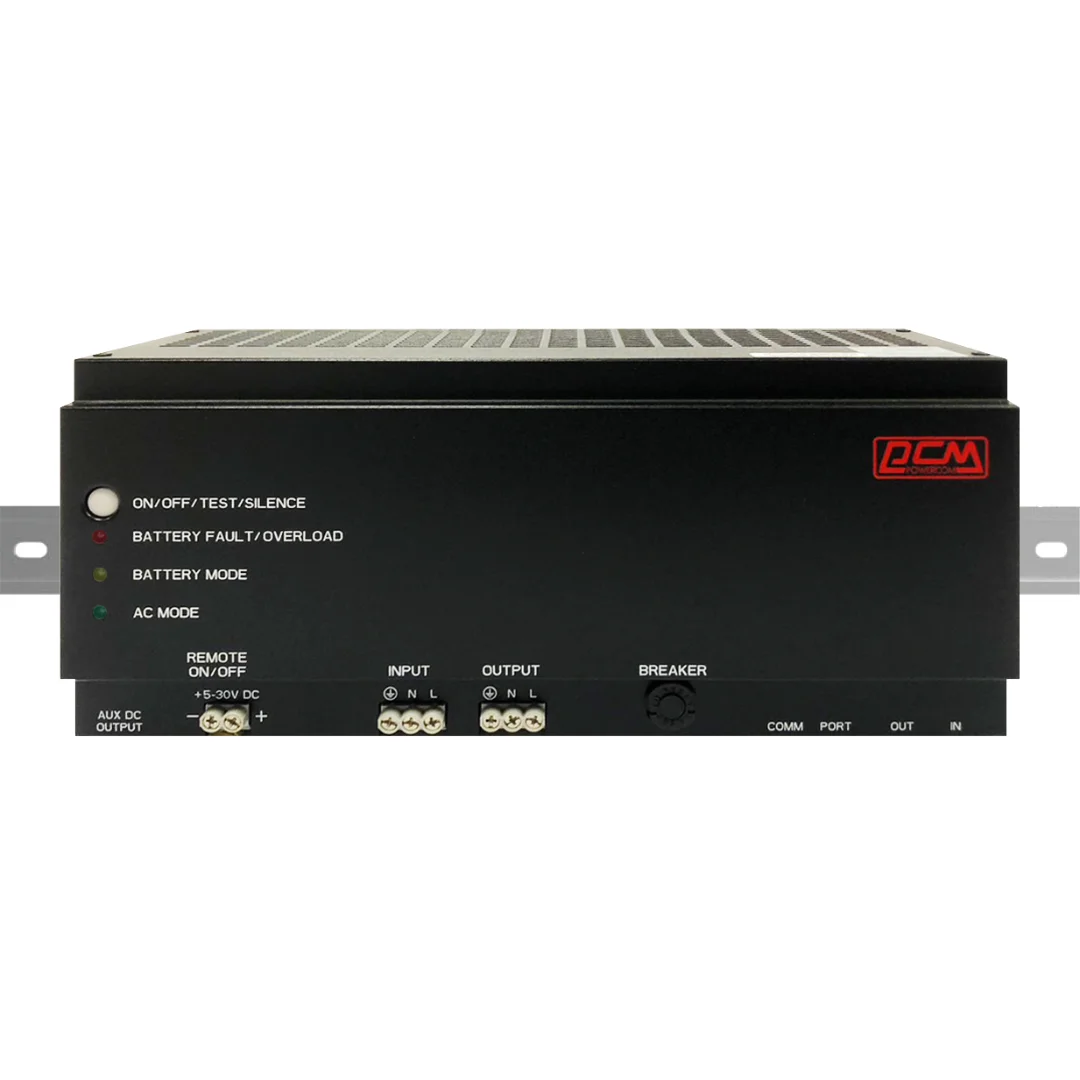 850VA Rail Mounting Ups with SNMP and Modbus and Dry Contact Relay Support for Industry Equipment