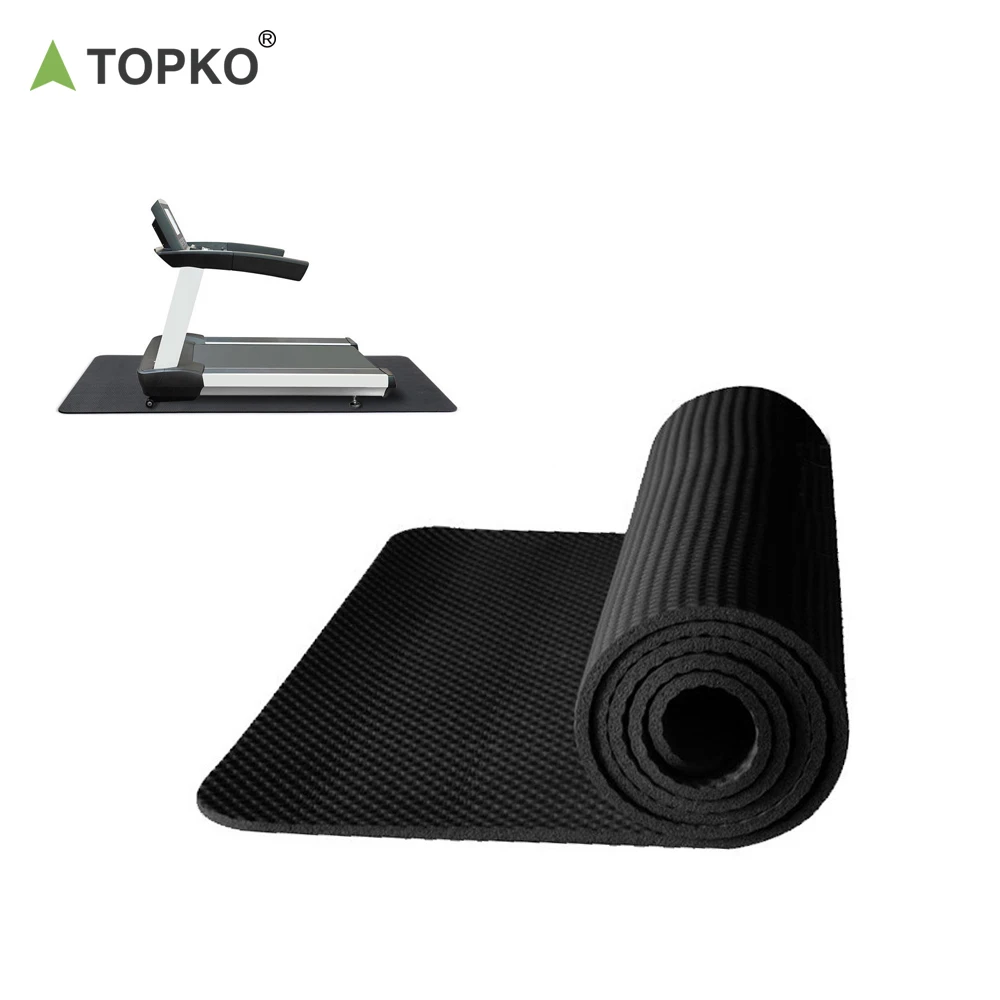 Topko Exercise Treadmill Mat Fitness Sports Folding Equipment Floor Mat For Treadmills & Fitness