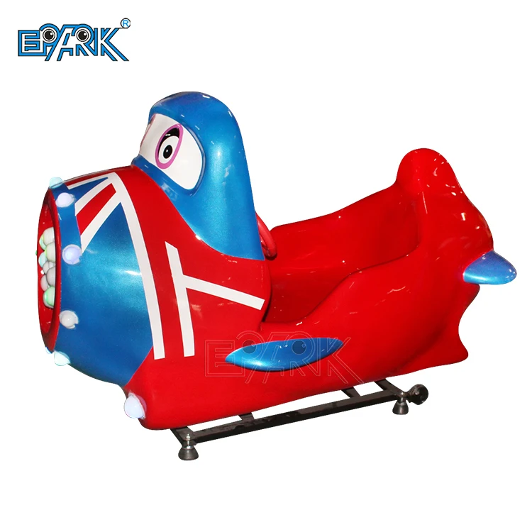 Swing Machine British Style Plane Children Coin Operated Kiddie Ride on Car Kiddie Rides