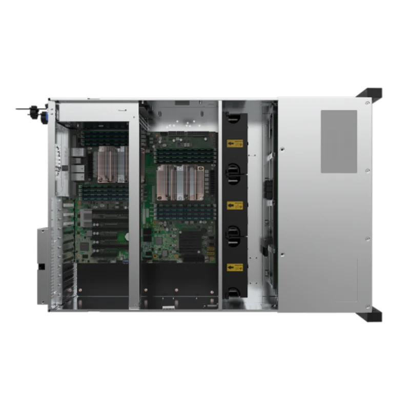 Серверный корпус Gooxi 4U с 12 отсеками gpu RMC4104G-670-HS креплением на