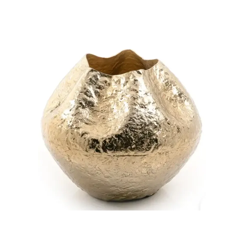 Metal Table Flower Vase High Quality Bulk Quantity Vintage Unique Modern Festive Decor Usage Home Decorative Made in India 2024