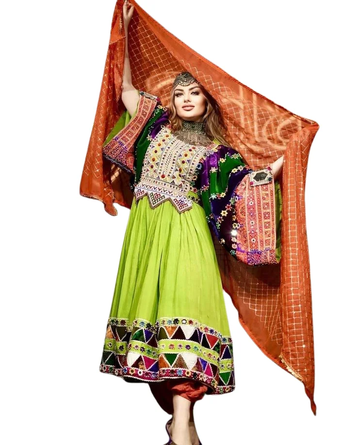 Wedding Style Afghan Kuchi Dress with Bright Colors Festival Wear Tribal  Dress Afghan Kuchi Design| Alibaba.com
