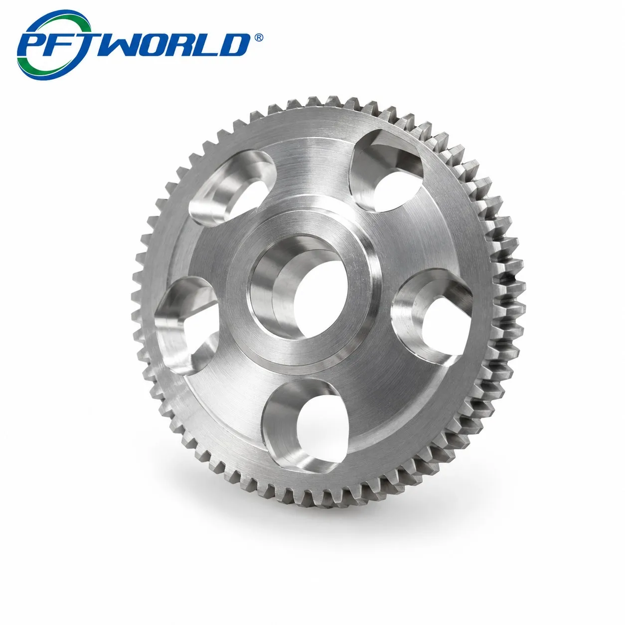 Custom CNC machined precision stainless steel spur gear