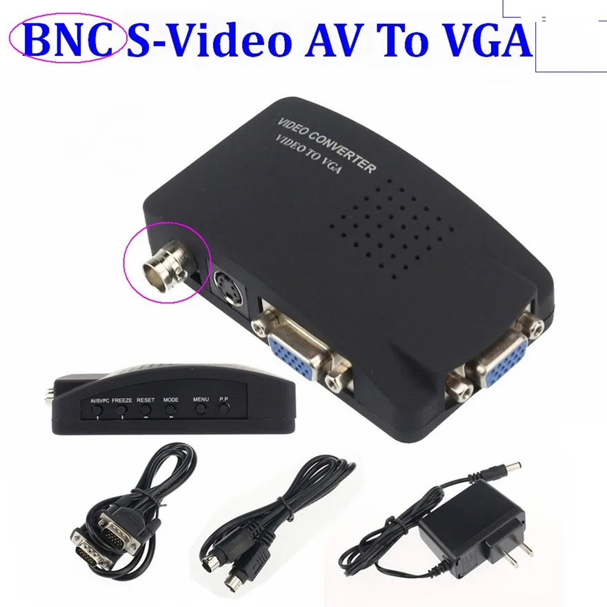 Конвертер BNC\RCA + S-video на VGA REXANT 17-6932