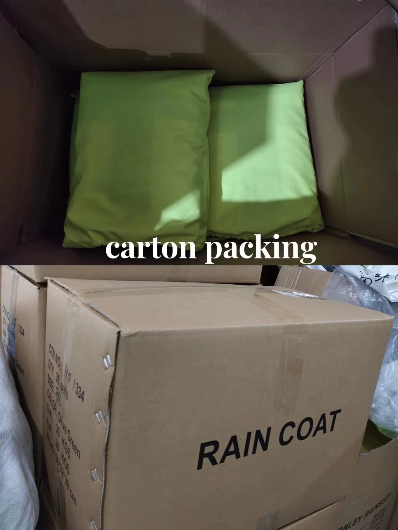 Customized Raincoat Waterproof Sanitation Workers Rain Suit Reflective