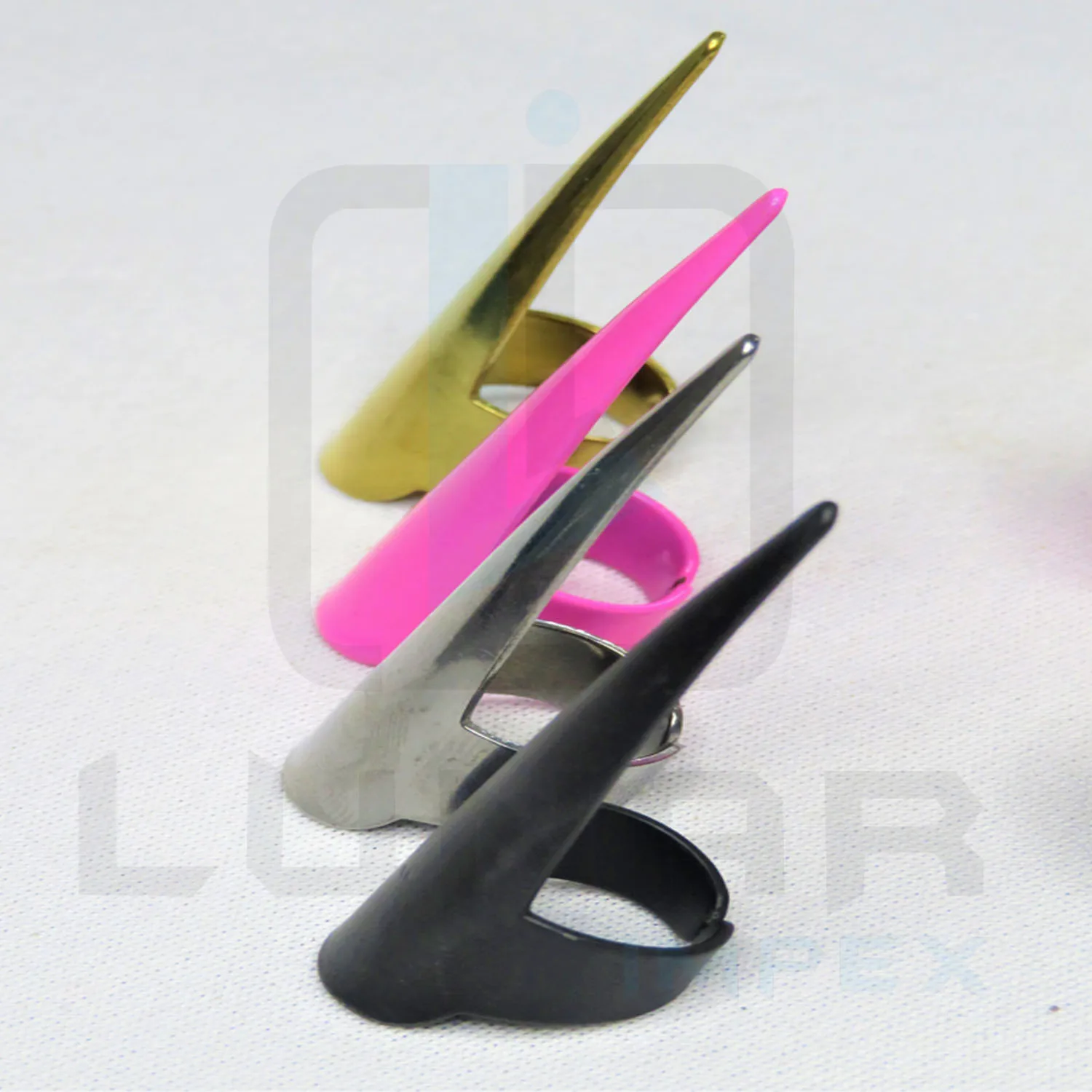 Introducing Lunar Pointed Hair Parting Ring Tool In Gold Plasma Finish