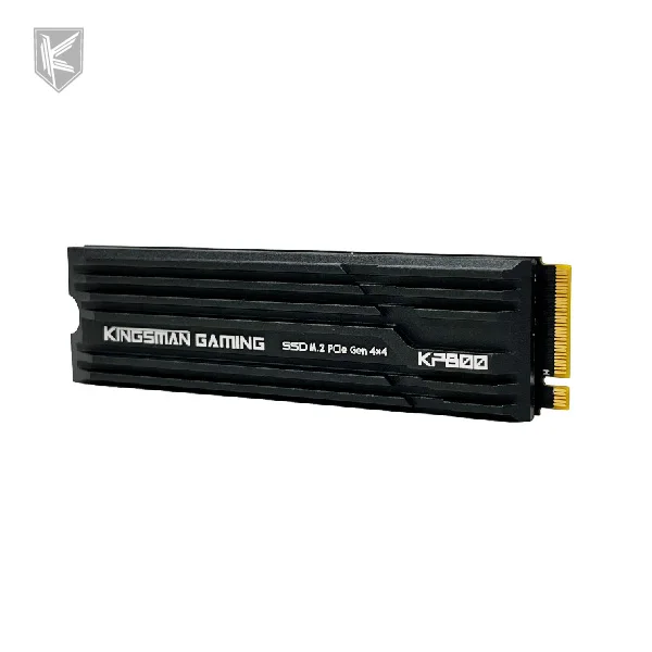 Черный SSD 4TB M.2 PCIe Gen4X4 с драм для