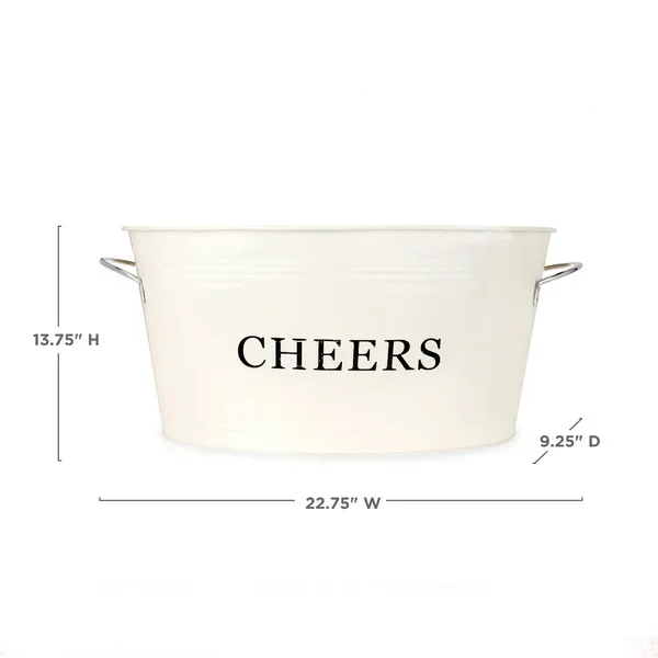 Cheers Text Wine Or Beer Chiller Holder With Customized Color And Sizes