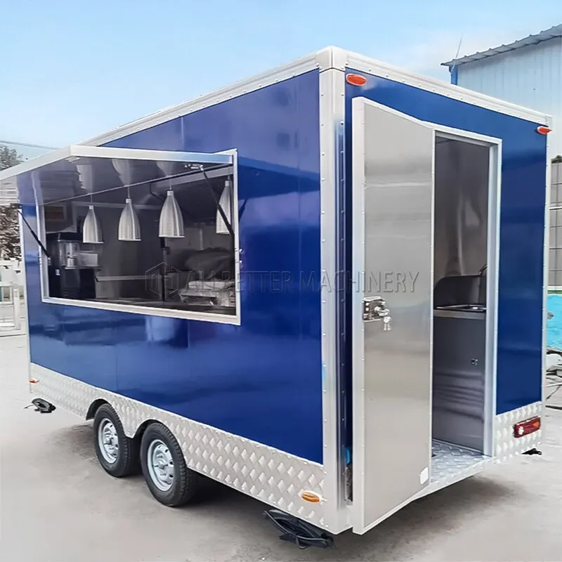 Best Offer For Mobile Food Van/trailer Usa Standard Fast Food Cart