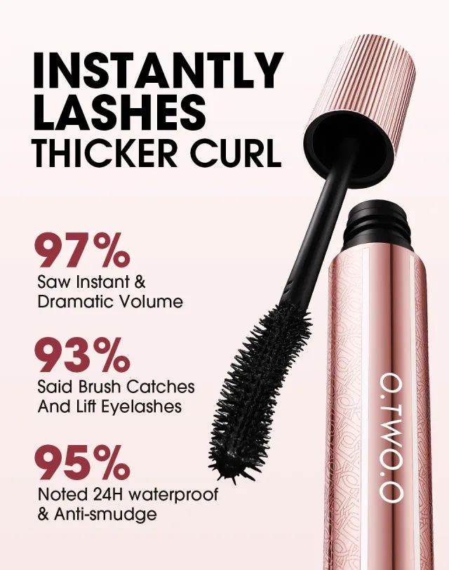 O.TWO.O 2025 Liquid Eyelash Mascara Lengthening and Thickening with Waterproof Long-Lasting Formula