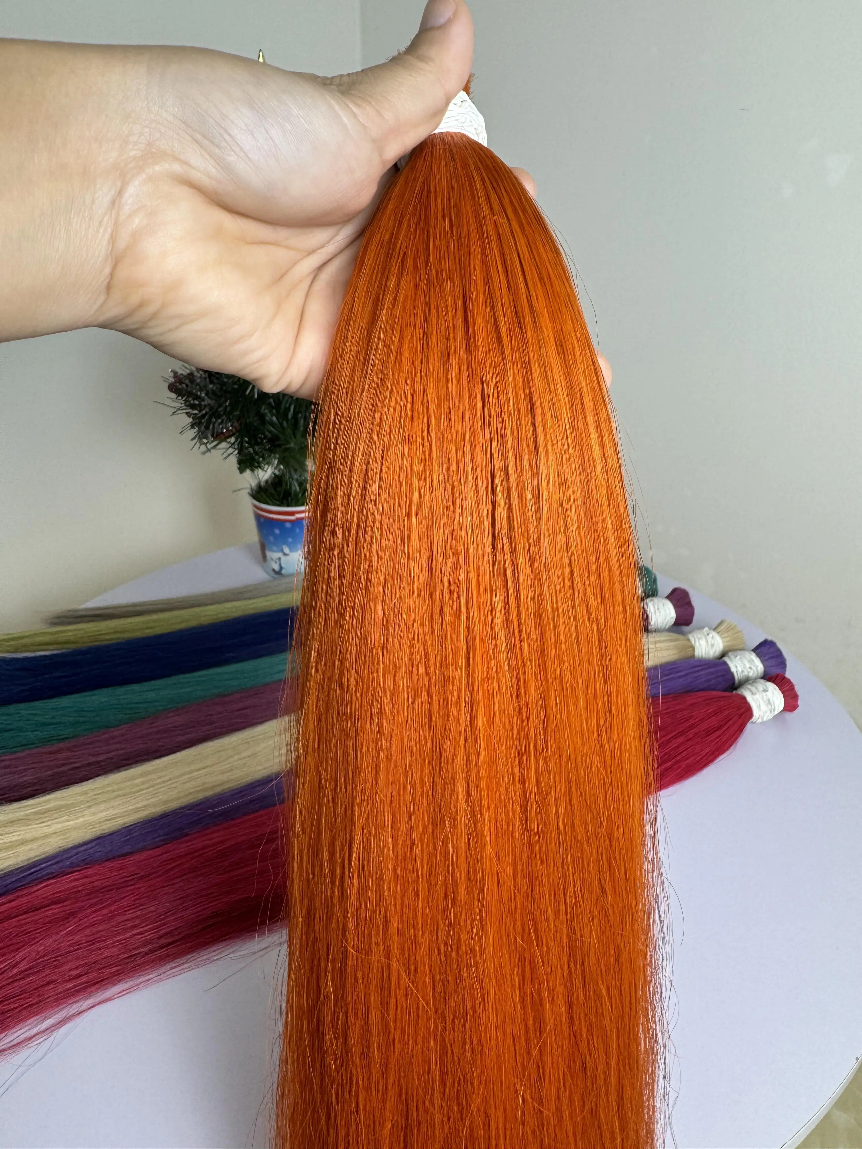 Factory Price Cuticle Aligned Bulk Hair Unprocessed Natural Virgin