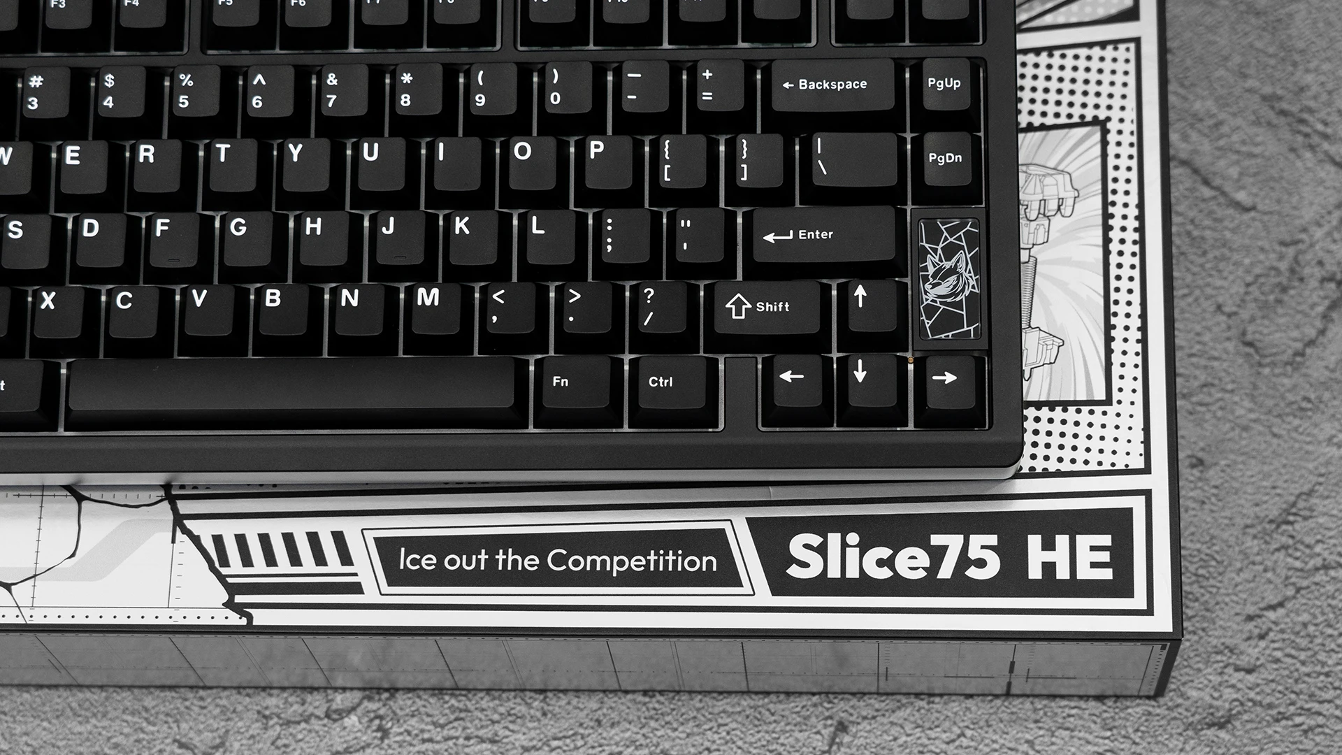 Chilkey Slice75 HE Aluminum Gaming Keyboard with WS Flux Switch