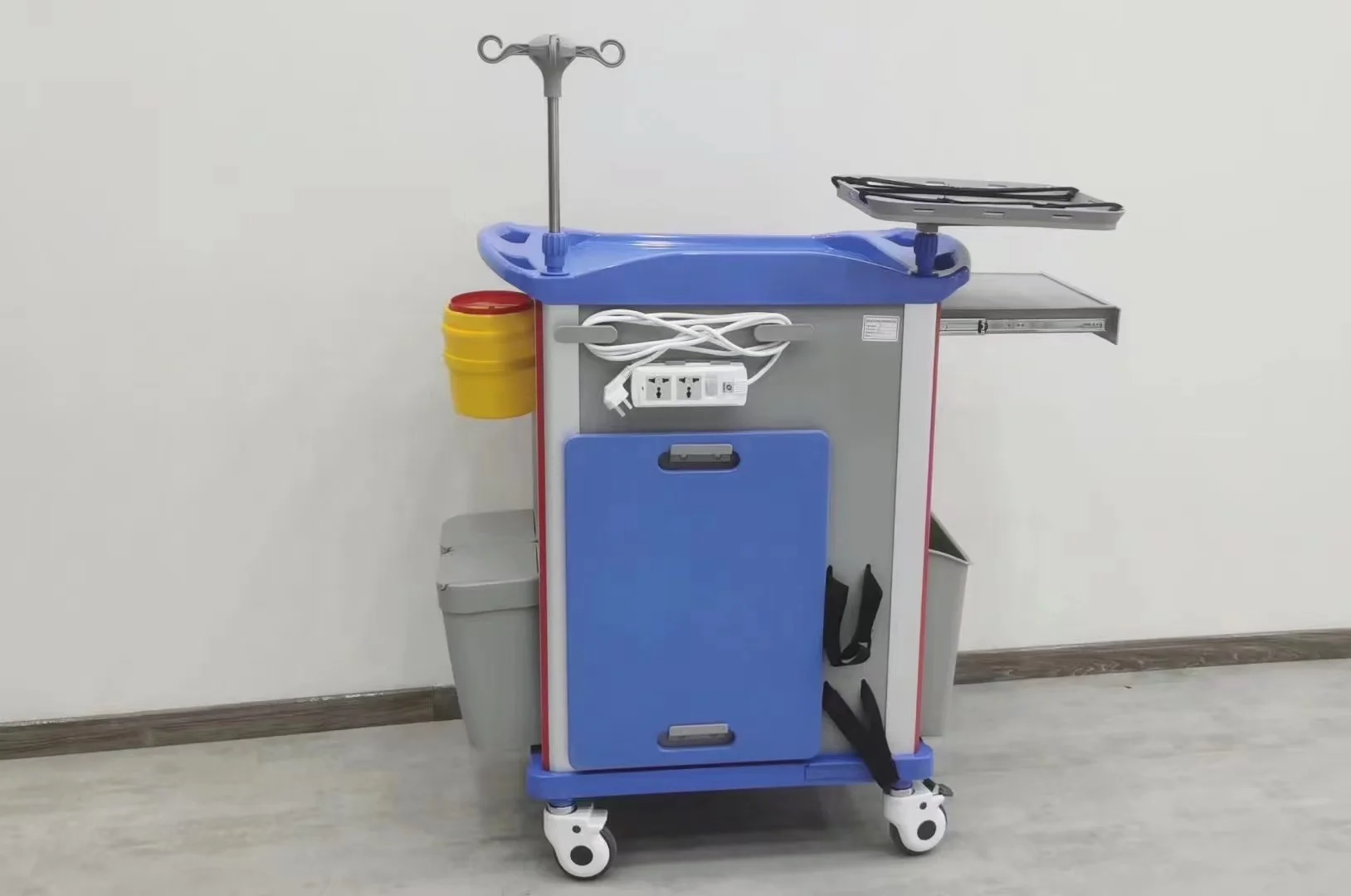 ABS аварийная тележка/мобильная медицинская тележка/тележка для лекарств