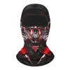 NK164Black and red skull balaclav