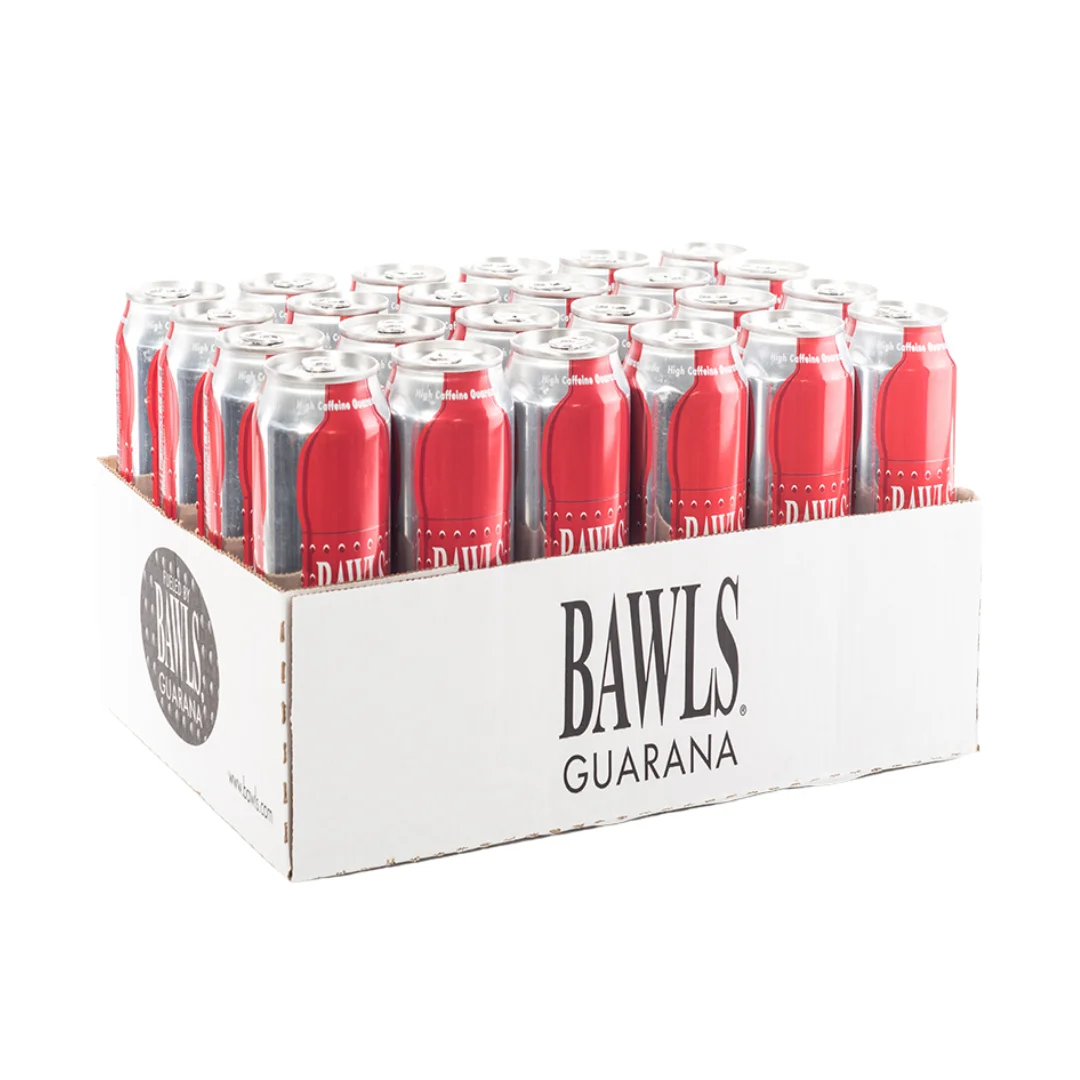 Bawls Cherry With Guarana Carbonated Soda Energy Drink 16oz Aluminum