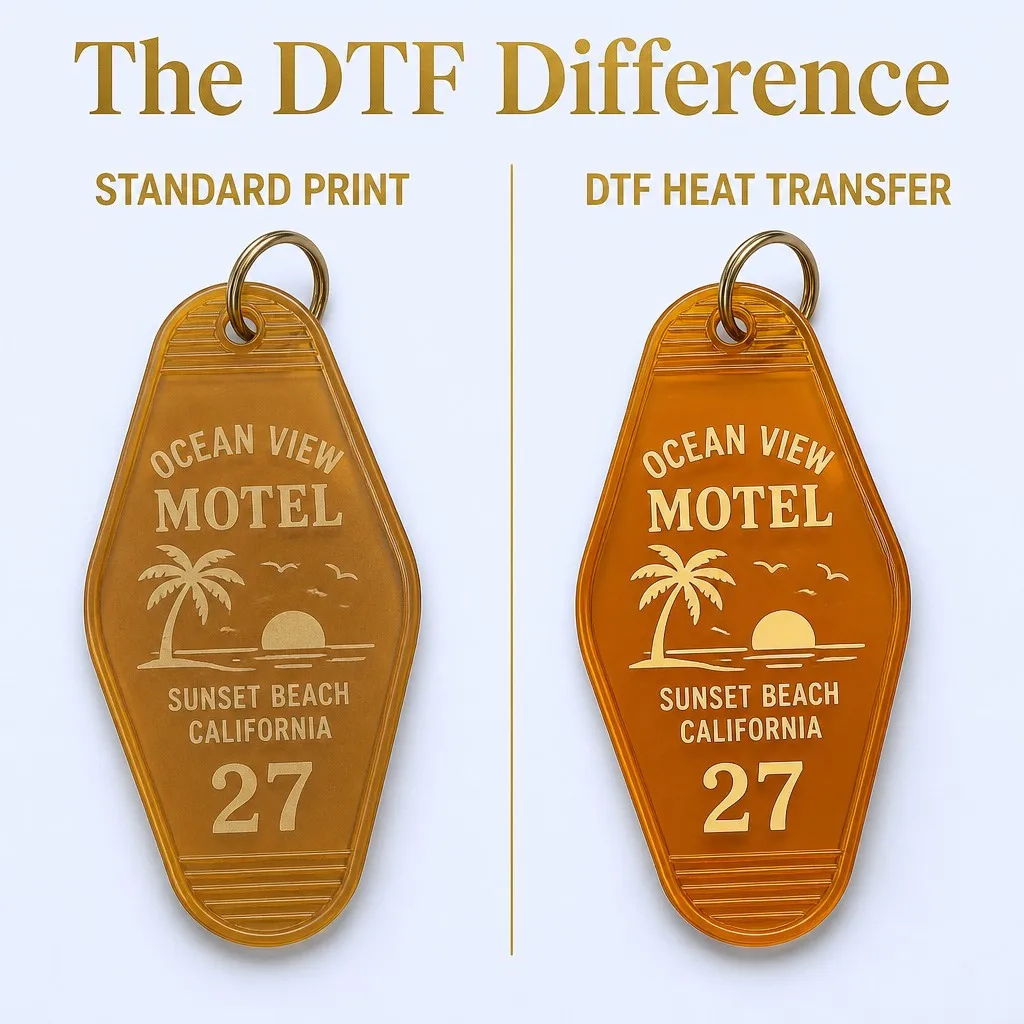 The DTF Difference comparison — mobile version