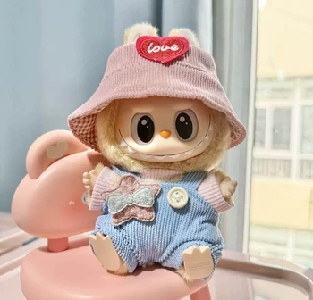 For PopMart  Labubu Staffed Toy Outfit For Labubu Doll Keychains Shoes Glass Hat Bag For LABUBU