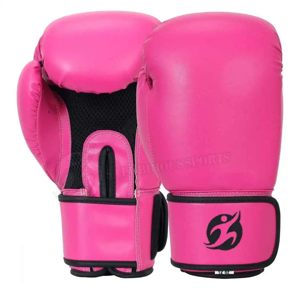 Professional Custom Logo Boxing Gloves Genuine Leather Training Kick