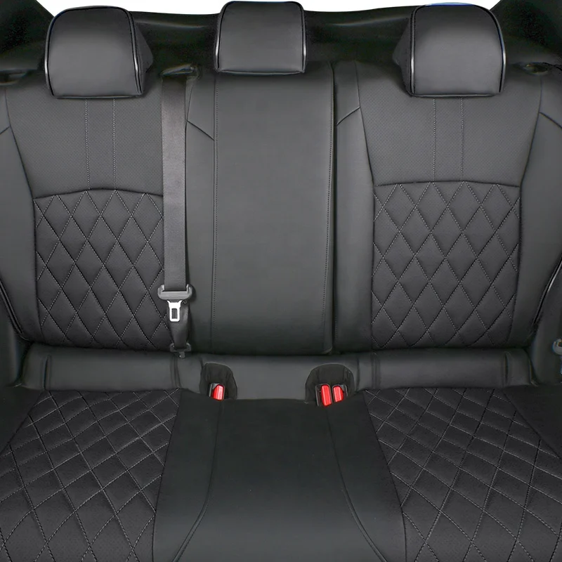 EKR Custom Fit High-end Auto Interior Accessories Easy Install Full Set Leather Car Seat Covers for Chevrolet Malibu 2017 2018