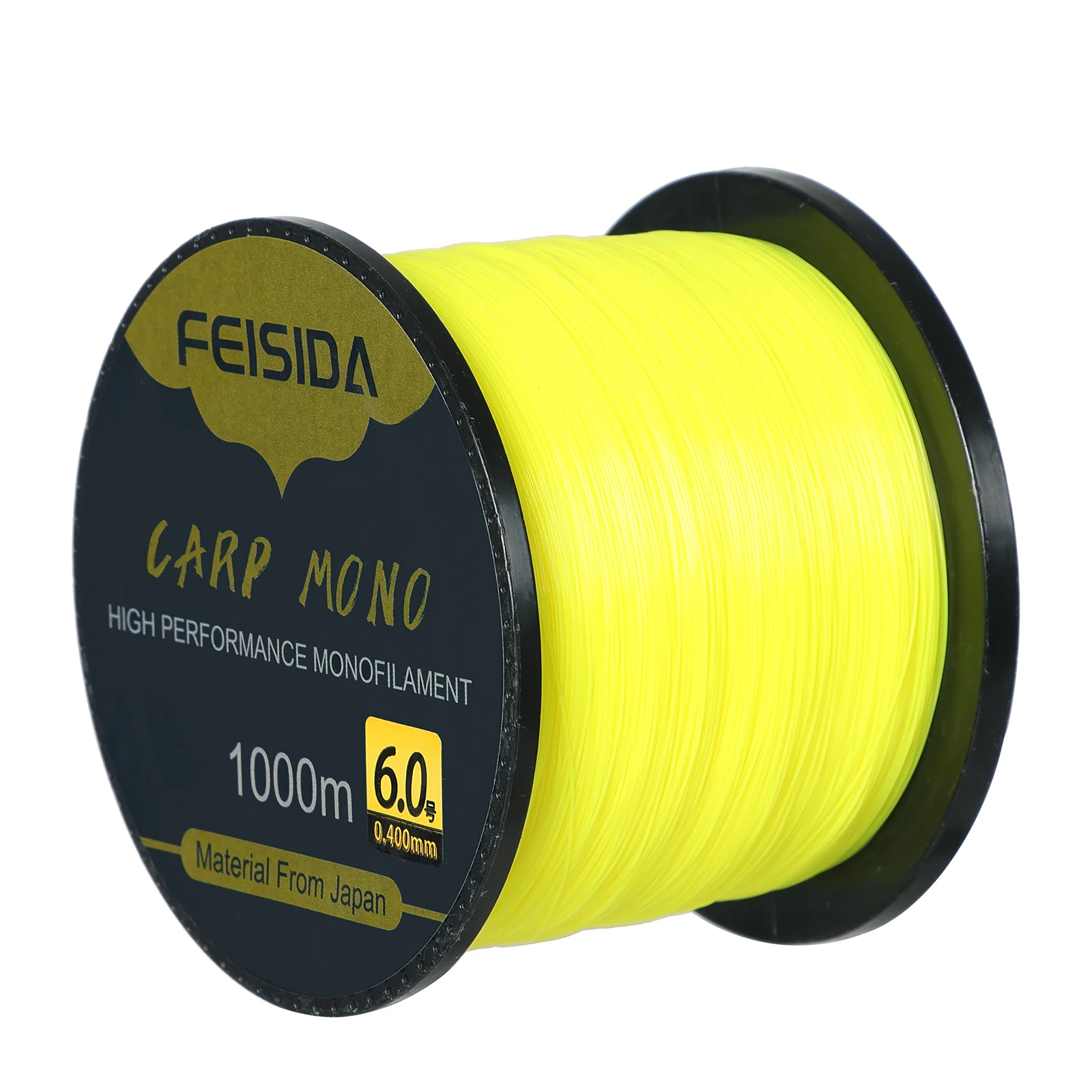 Feisida Fluorescent Yellow Nylon Carp Line