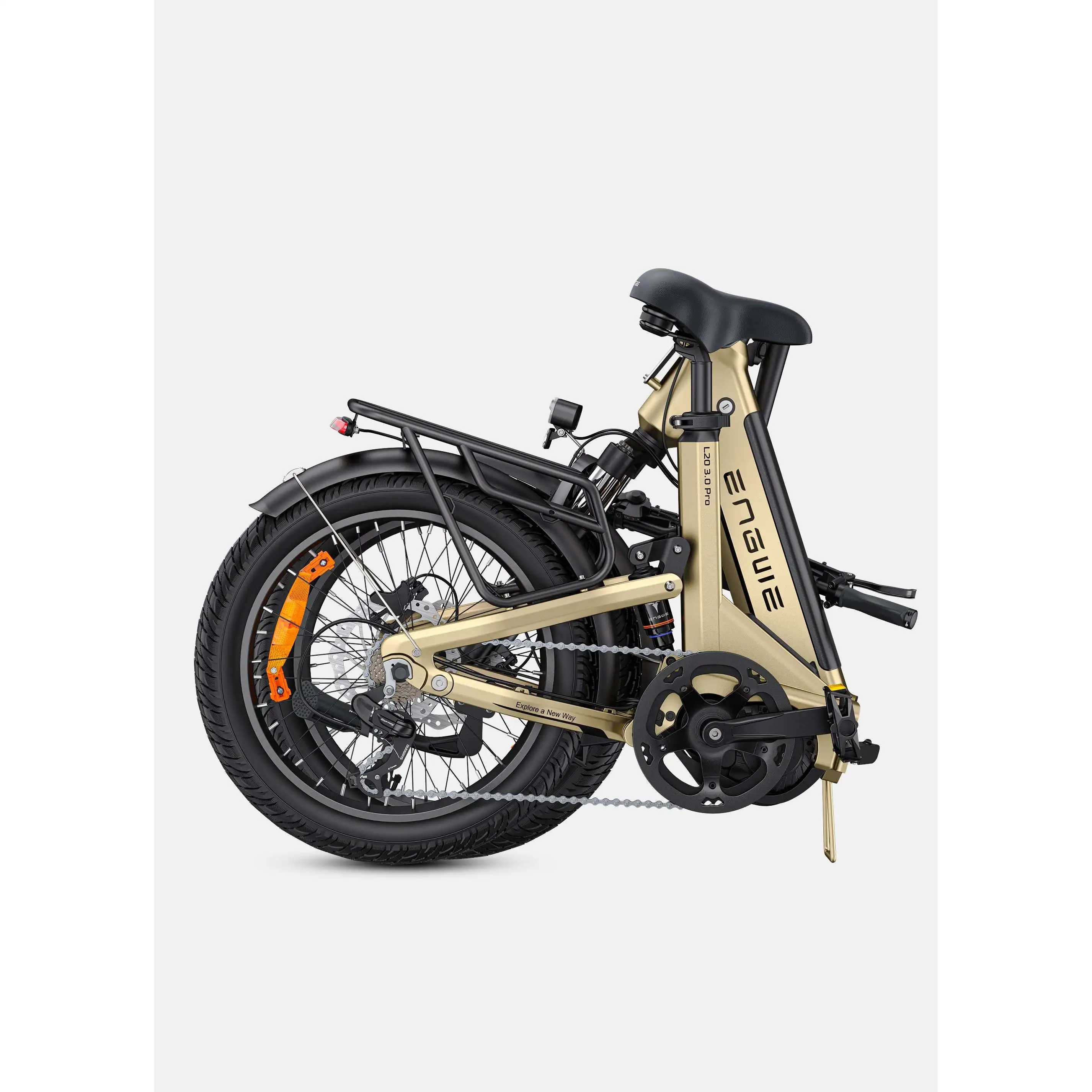 L20 3.0 Pro Hybrid Folding Electric Dirt Bike 48V Lithium Battery 15AH Mid Drive Motor Central Motor Position Hidden Battery