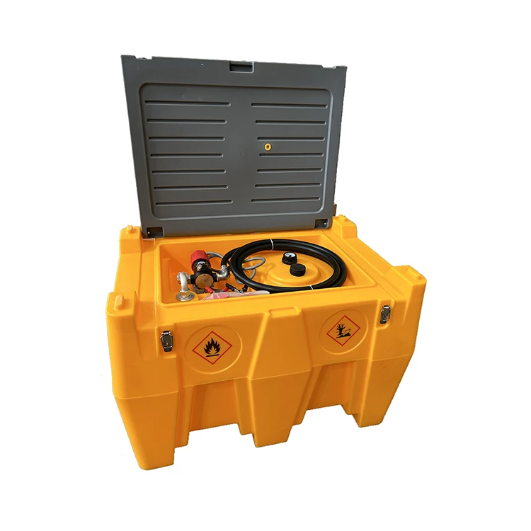 Hot sales Portable Diesel Tank 480L With Hose Fuel Nozzle Electric Pump