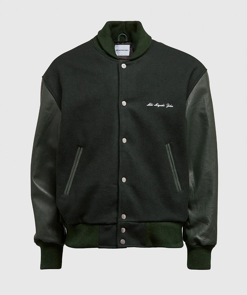 OEM Custom Chain Chenille Patch Embroidery Leather Sleeve Vintage Baseball Letterman Varsity Jacket for Men