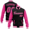 Black Pink-White Bomber