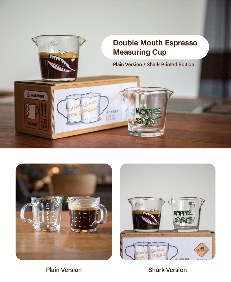 Scale Creamer Jug Mini Measuring Cup With Spout Espresso Shot Glass