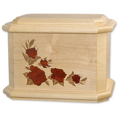 Urna Cremazione In Legno Per Adulti - Con Cornice Foto E Design Dignitoso 301LBS - Foto 3