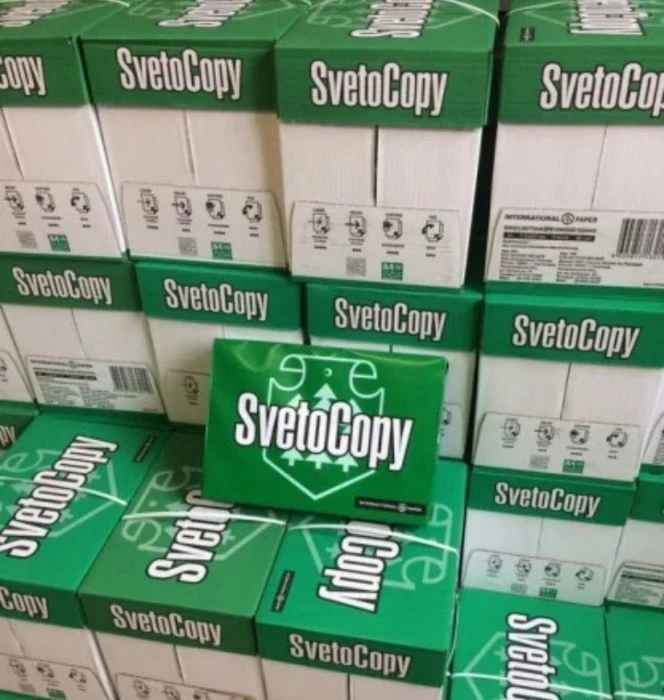 A4 Copy Paper 100% Pulp 80GSM Svetocopy 80GSM, 75GSM, 70GSM Wholesale / Affordable Svetocopy A4 papers for sale