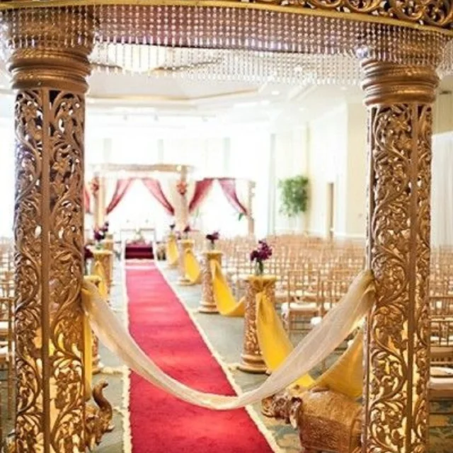 Свадебный декор в Индийском и азиатском стиле Jodha мандап для Южноазиатской индийской свадьбы Jodha Fiber мандап.