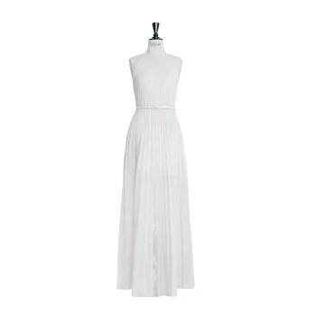 Sexy Elegant White Dresses Women New Arrival Matt Open-back Stretch ...