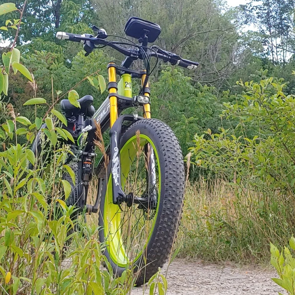 SMLRO S11 Full Suspension Folding Mountain Snow Bike  350W 500W 700W 1000W