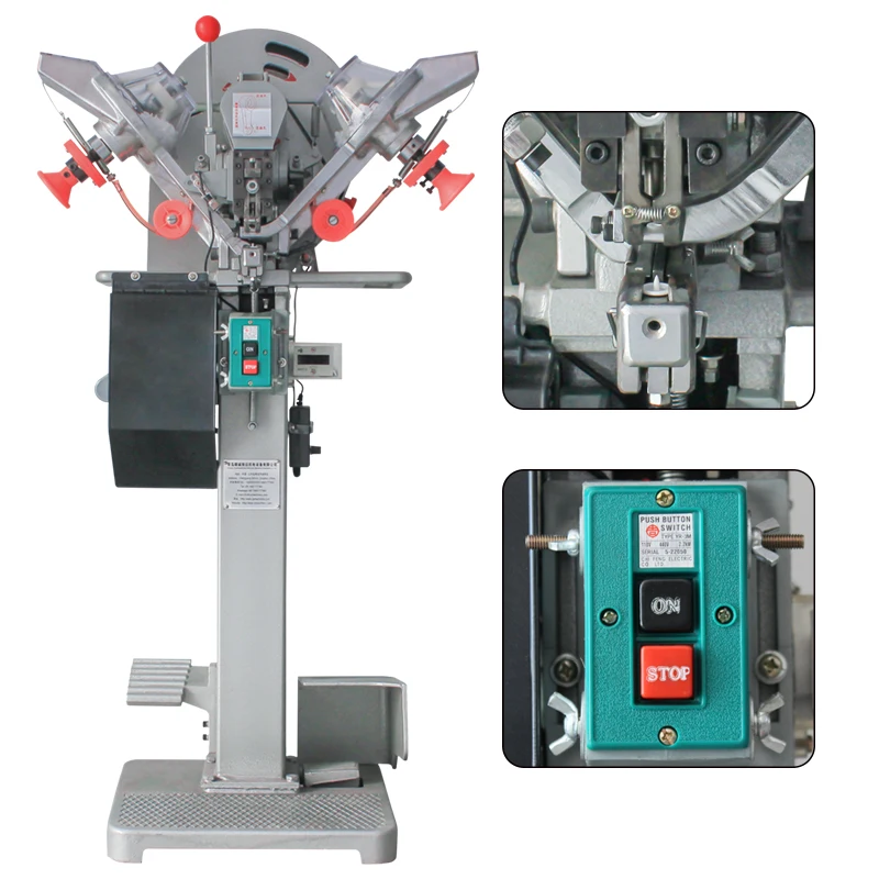Snap Button Rivet Snap Fasteners Eyelet Grommet Metal Plastic Snap Button Attaching Machine Automatic Button Machine