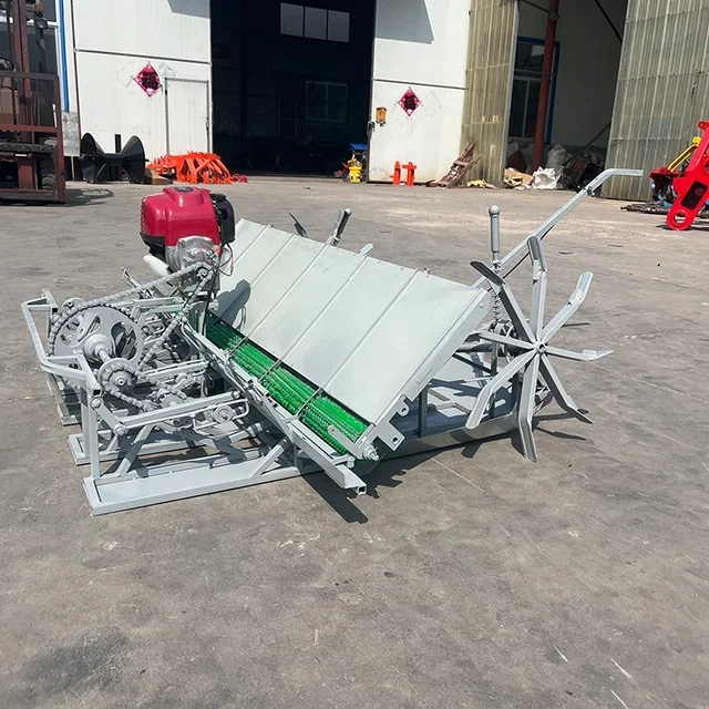 Hand Manual 1or 2 or 6 Row Paddy Rice Planting Planter Machine Machines with Petrol Engine
