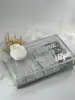 Silver Glass Box -100 pcs Chocolate with Paper