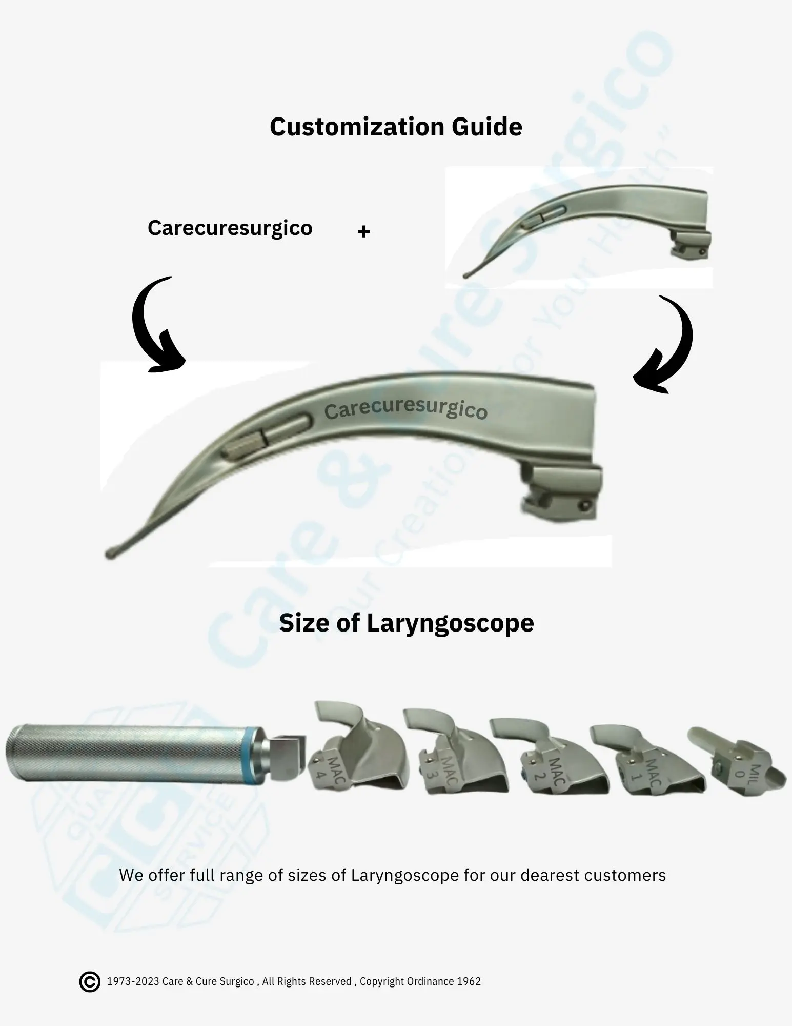 Top Custom Macintosh Conventional Laryngoscope Cheap Laryngoscope Set
