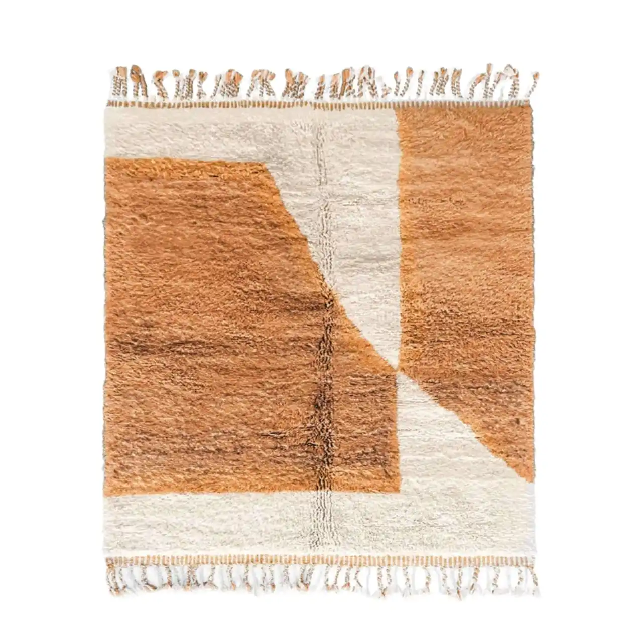 Multi-color 100% Handmade Authentic Moroccan Beni Ourain Rug Carpet , Azilal Rug, Tapis Rugs Living Room Large