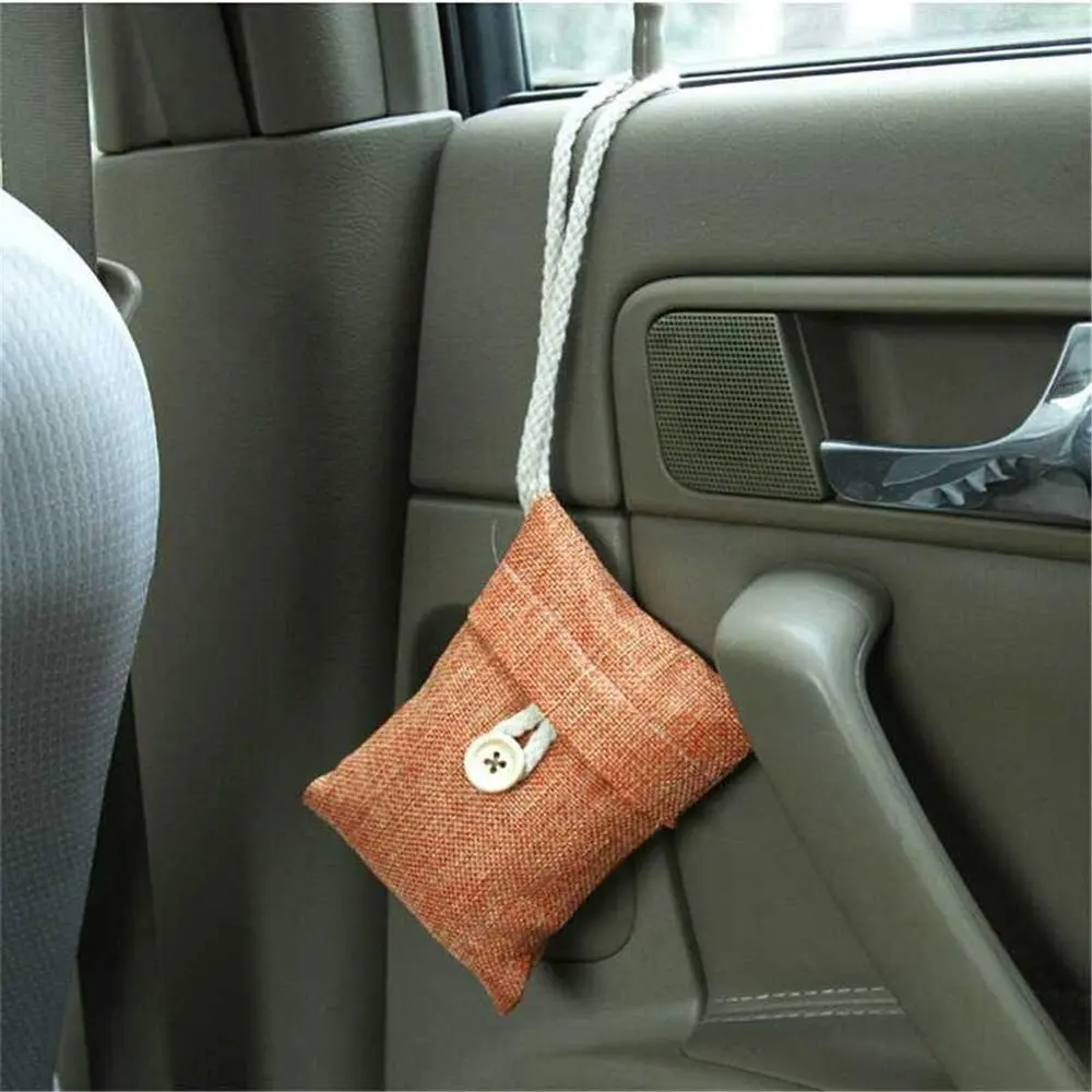 Eco Friendly Bamboo Charcoal Air Purifying Bags For Car Portable Air