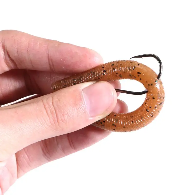Straight Tail Soft Worm 10g 13.5cm Wacky Fishing Maggot 8 Colors Choice Plastic Senko Worm Soft Lure