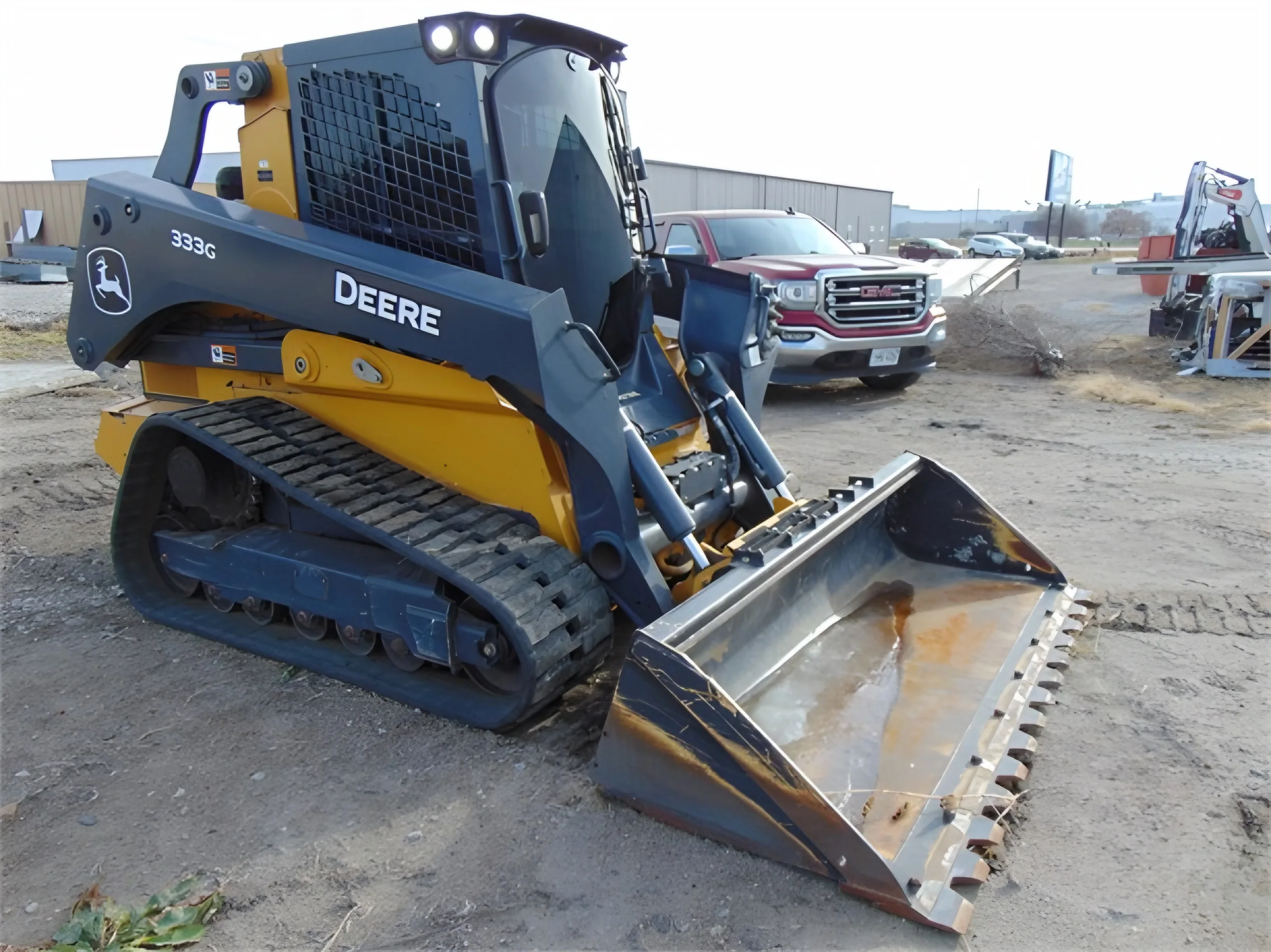 2020 Deere 333g Small Skid Steer Front End Loader With Bucket Mini Skid