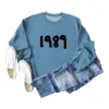 Blue sweatshirt (black text color picture)