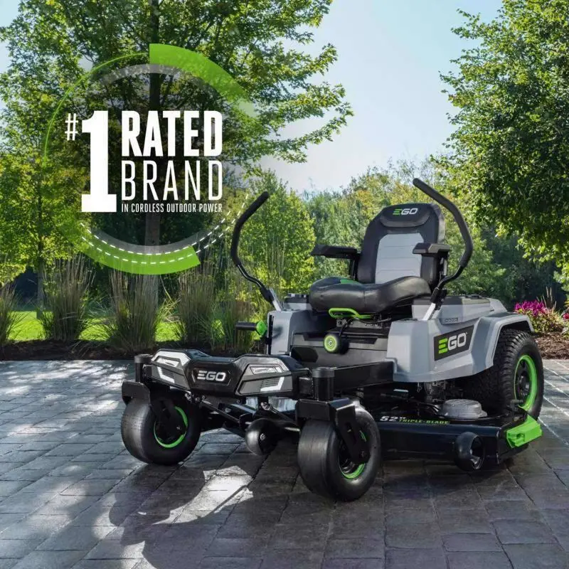 Rugged Lawn Mowers Ego Zt5207l Z6 52 Inch Battery-powered Zero Turn ...