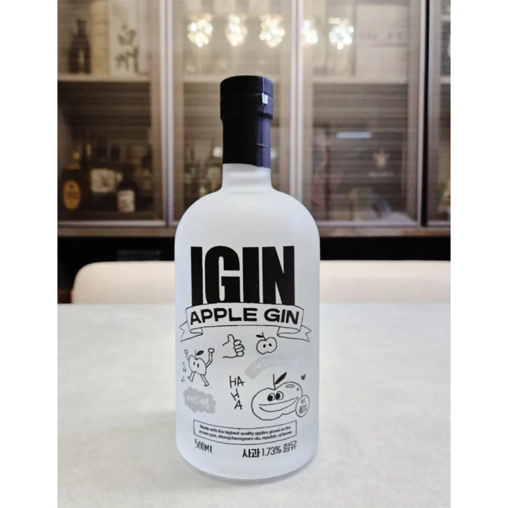 IGH Made in Korea Apple Gin 500ml - 40% Alcoholic Beverage with